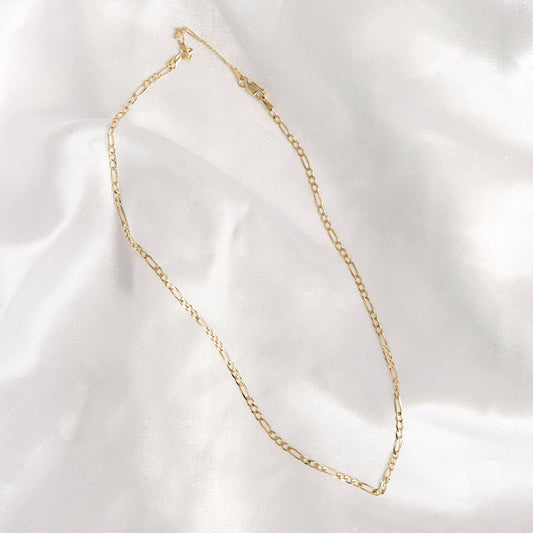 14KT Yellow Gold Figaro Chain in Various Lengths
