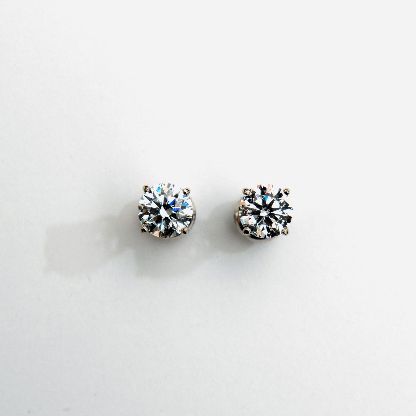 Customizable Lab Grown Diamond Stud Earrings in 14KT Gold