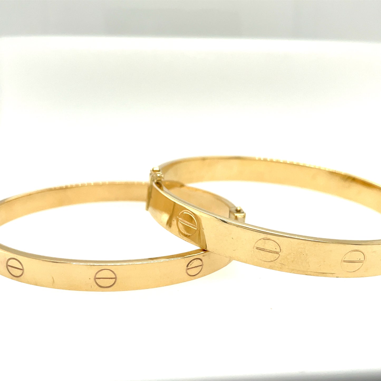 Yellow Gold Love-Inspired Bracelet with Fashionable Accents