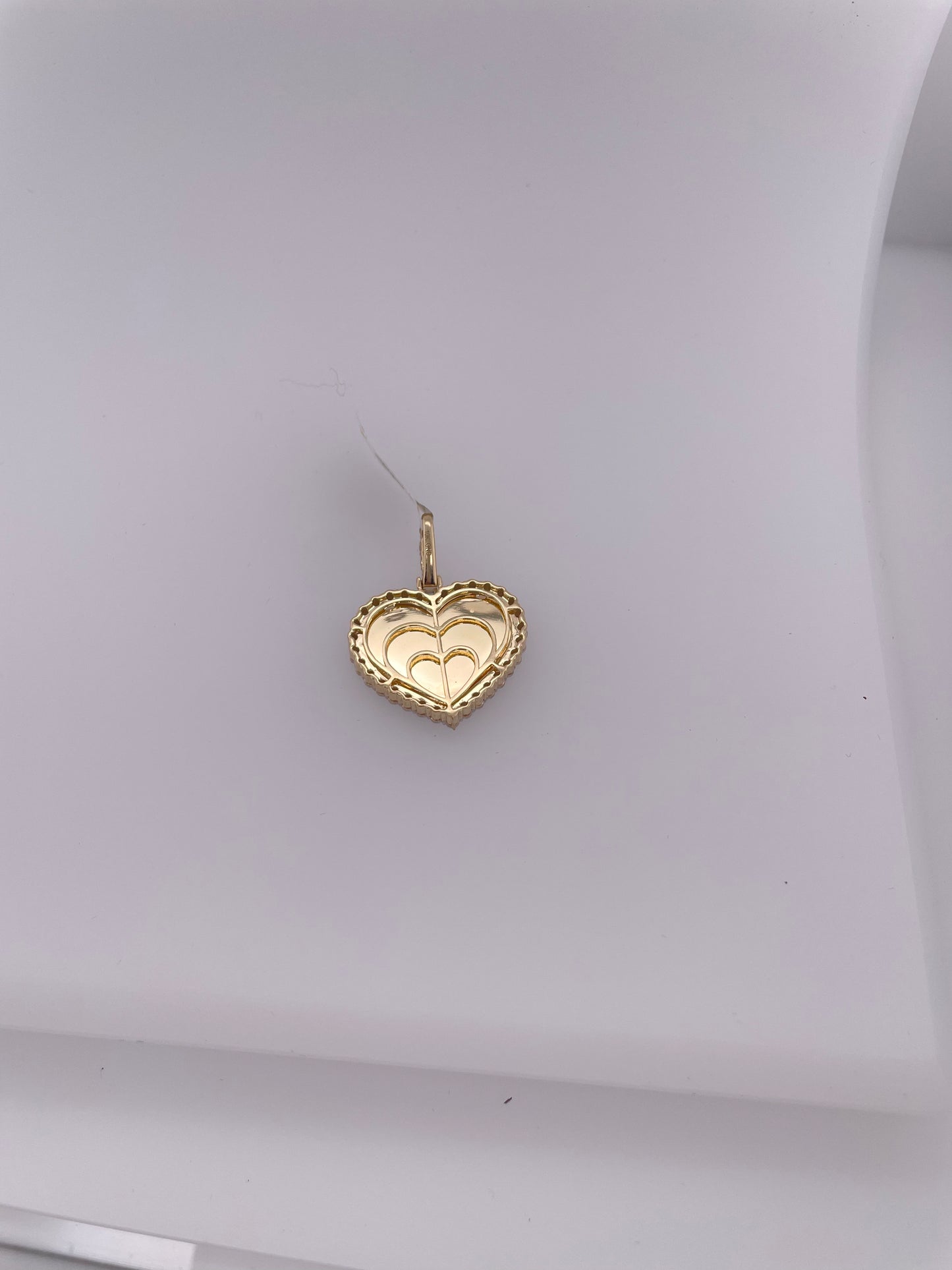 Diamond Photo Memory Pendant - 0.65 Carat in 10KT Yellow Gold