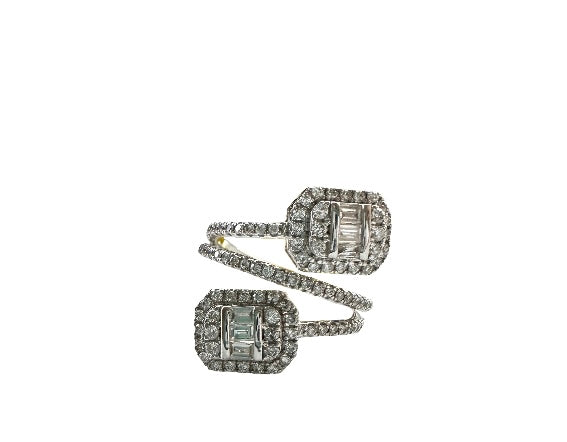 Diamond Twisted Cocktail Ring - 0.72 Carats in 14KT Gold