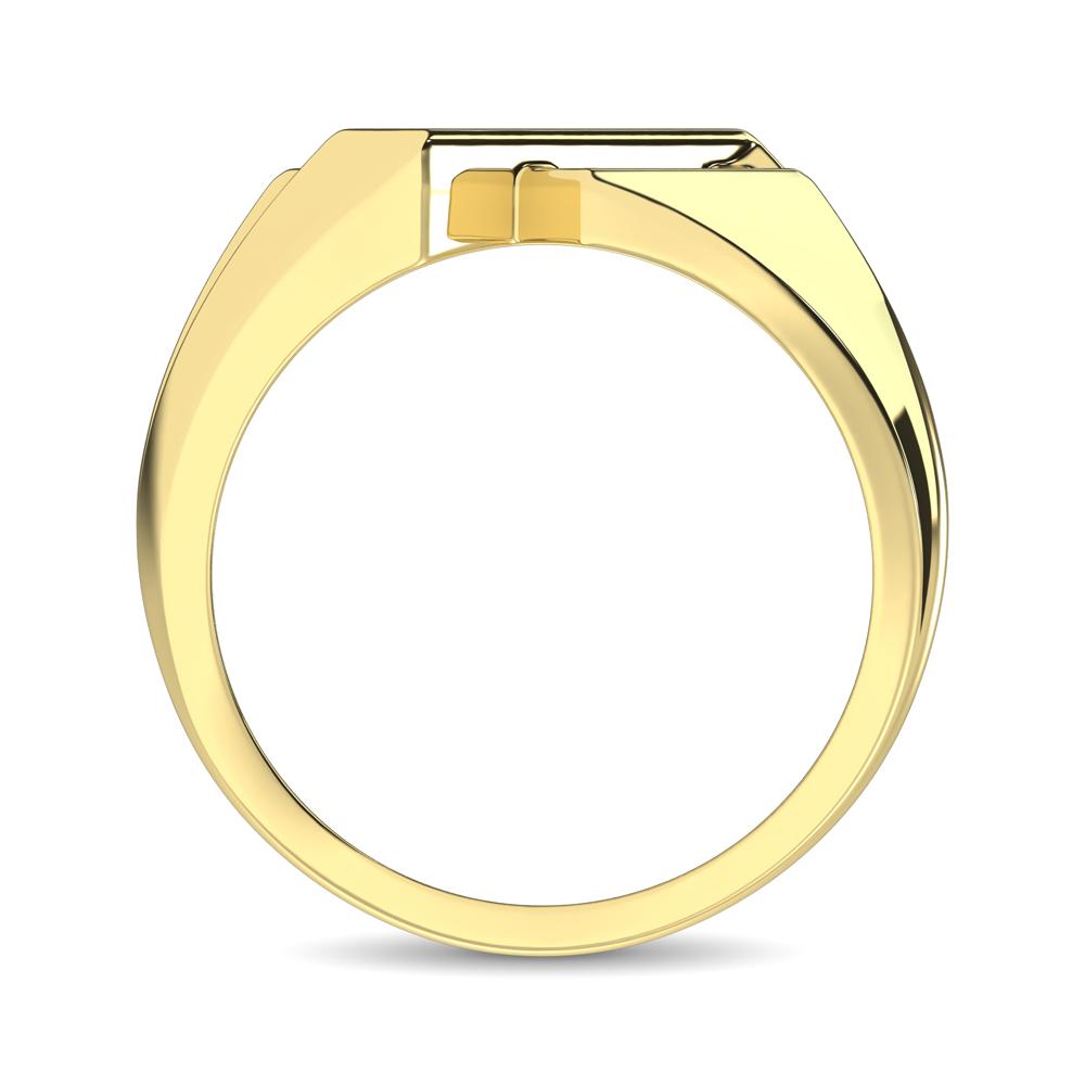 Men's Diamond Wedding Band - Available in 0.25 or 0.50 Carats in 10KT Gold