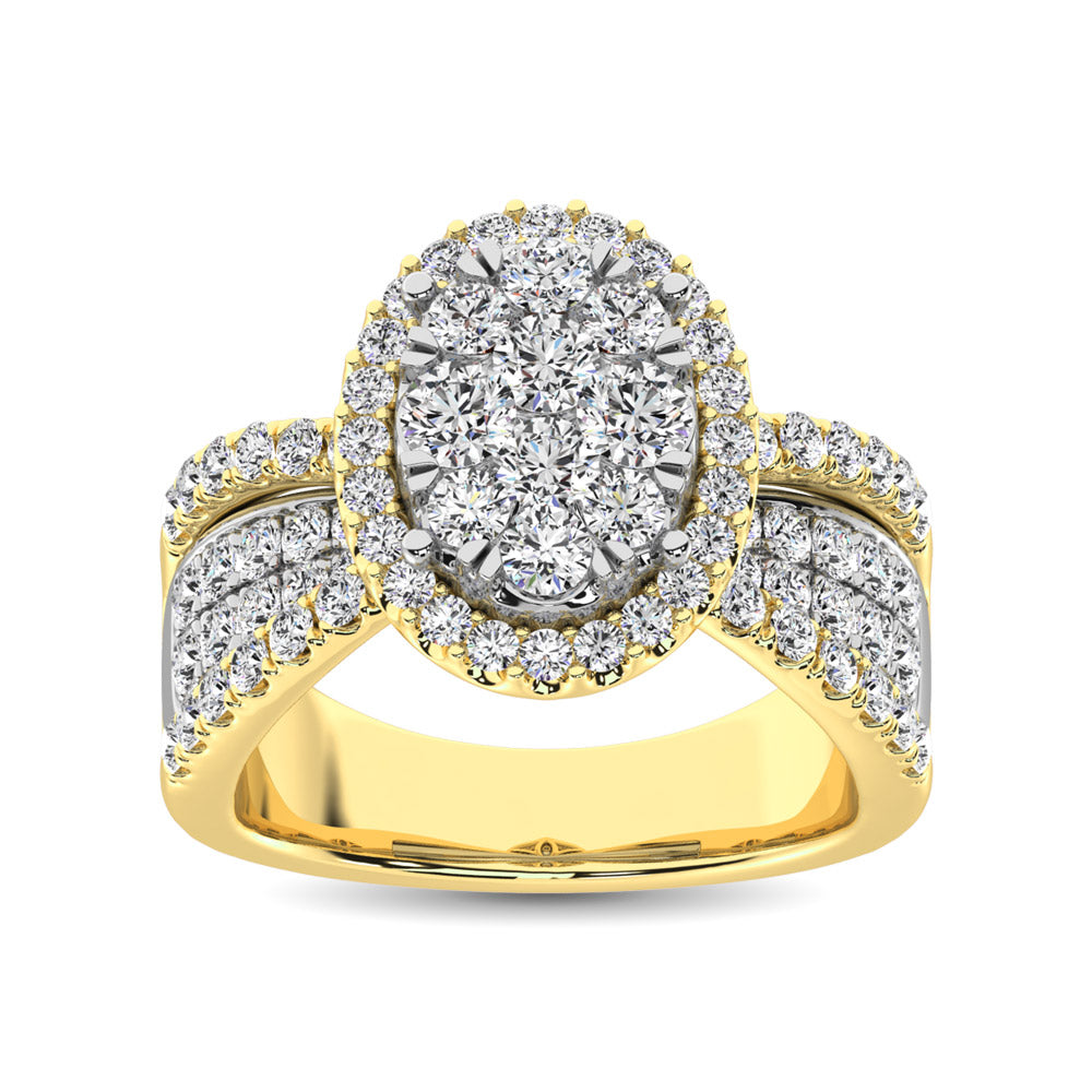 Diamond Engagement Ring 1.00 Carats 14KT Gold