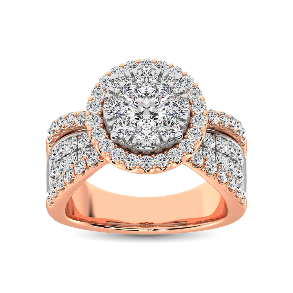 Diamond Engagement Ring 1.00 Carats 14KT Gold