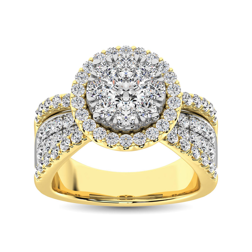 Diamond Engagement Ring 1.00 Carats 14KT Gold