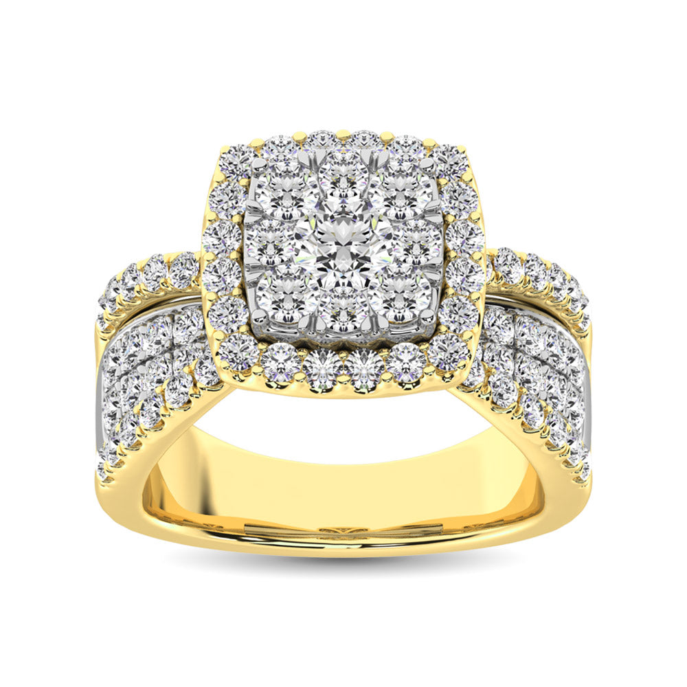 Diamond Engagement Ring 1.00 Carats 14KT Gold