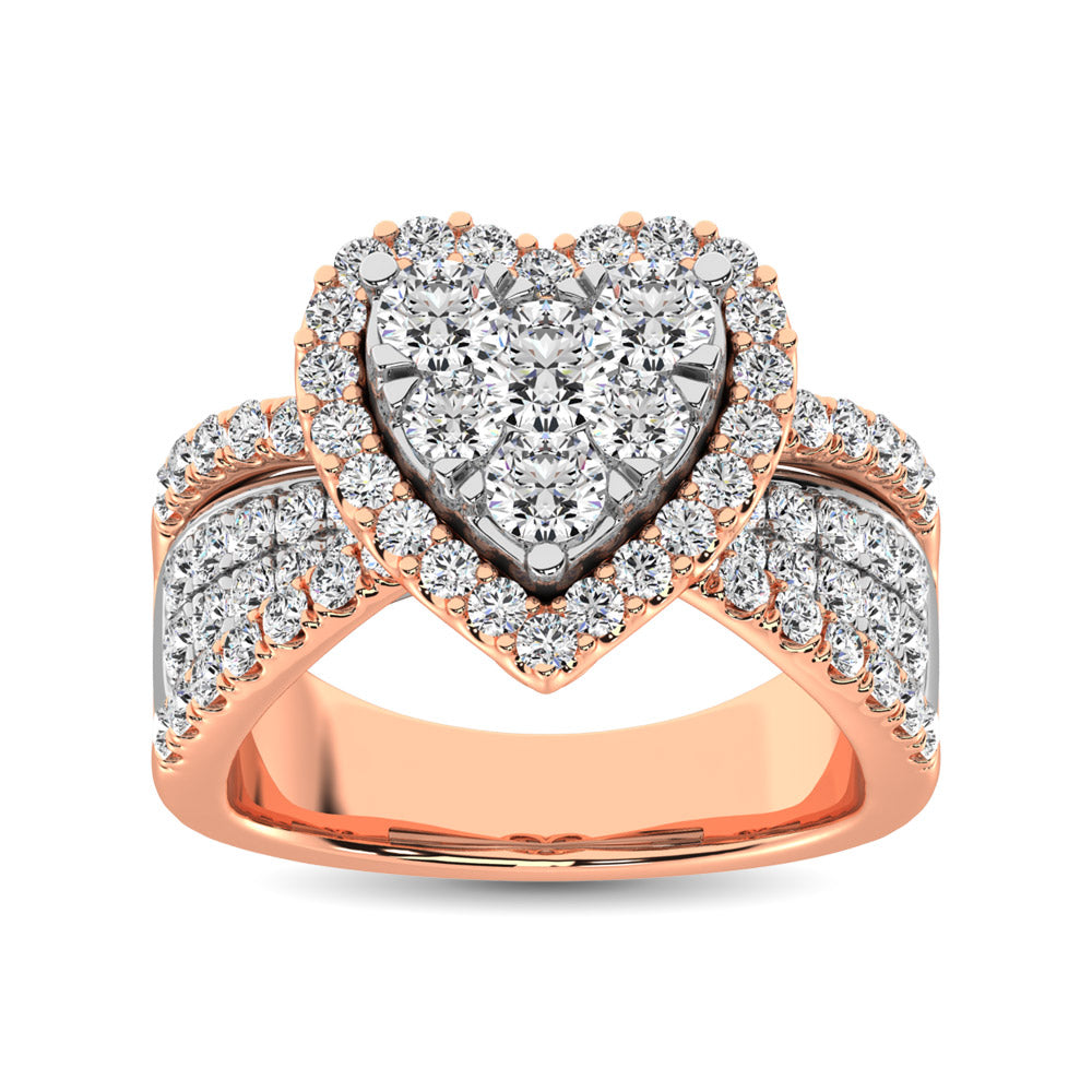 Diamond Engagement Ring 1.00 Carats 14KT Gold