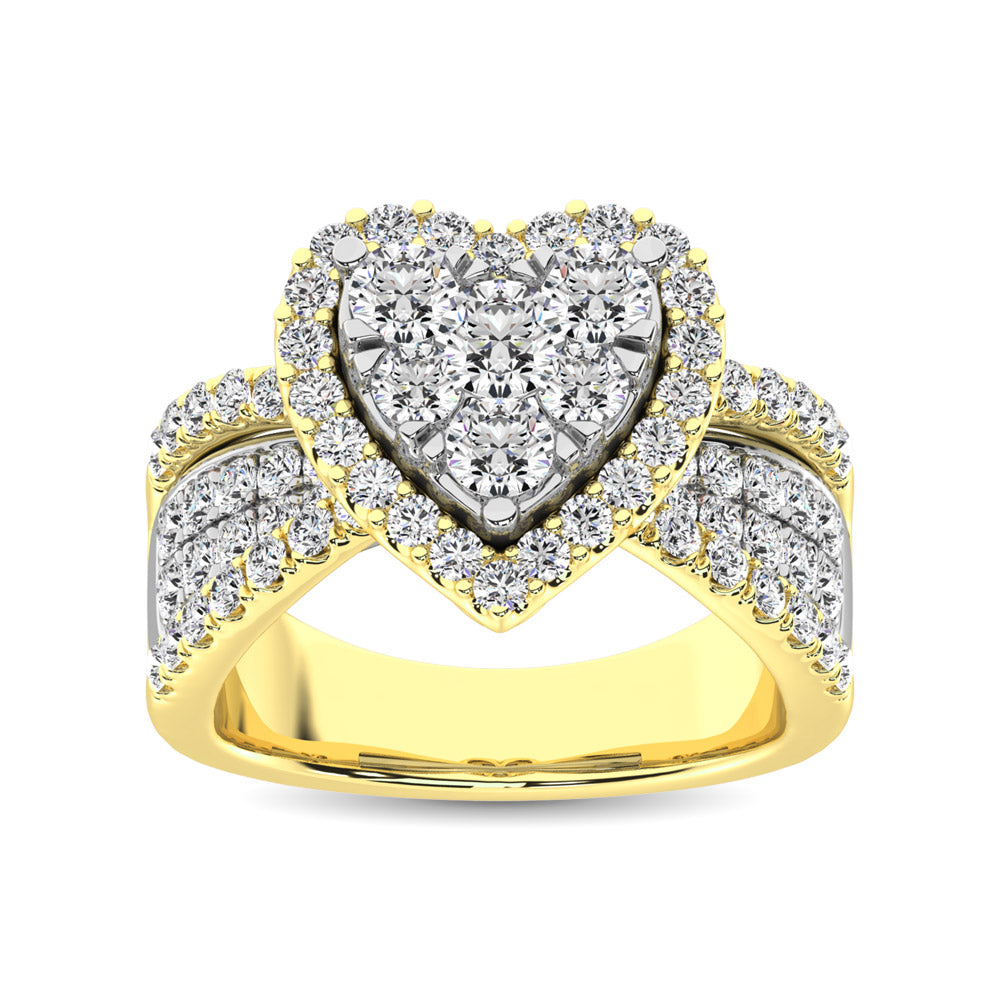 Diamond Engagement Ring 1.00 Carats 14KT Gold