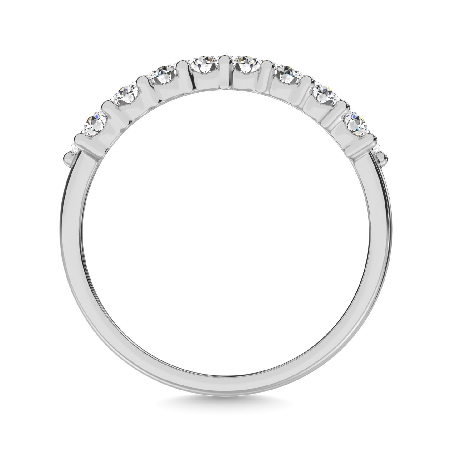 Multiple Row Diamond Thumb Ring in 14K White Gold - 0.25 to 1.00 Carats