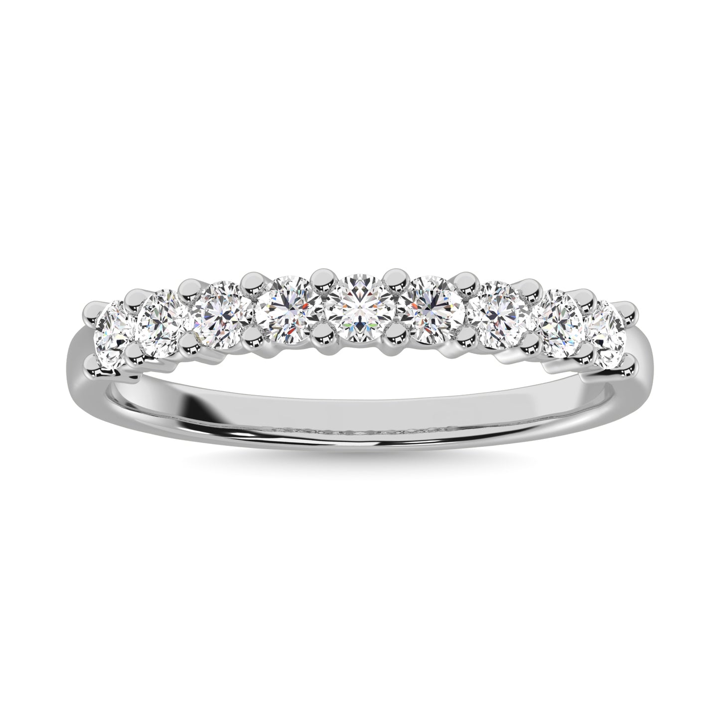 Multiple Row Diamond Thumb Ring in 14K White Gold - 0.25 to 1.00 Carats