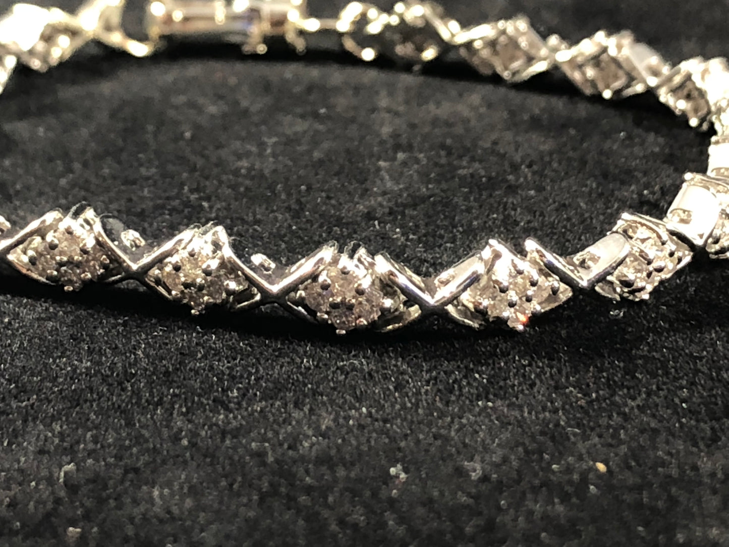 XOXO Diamond & Sapphire Bracelet in 14KT Gold - 2.06 CTW