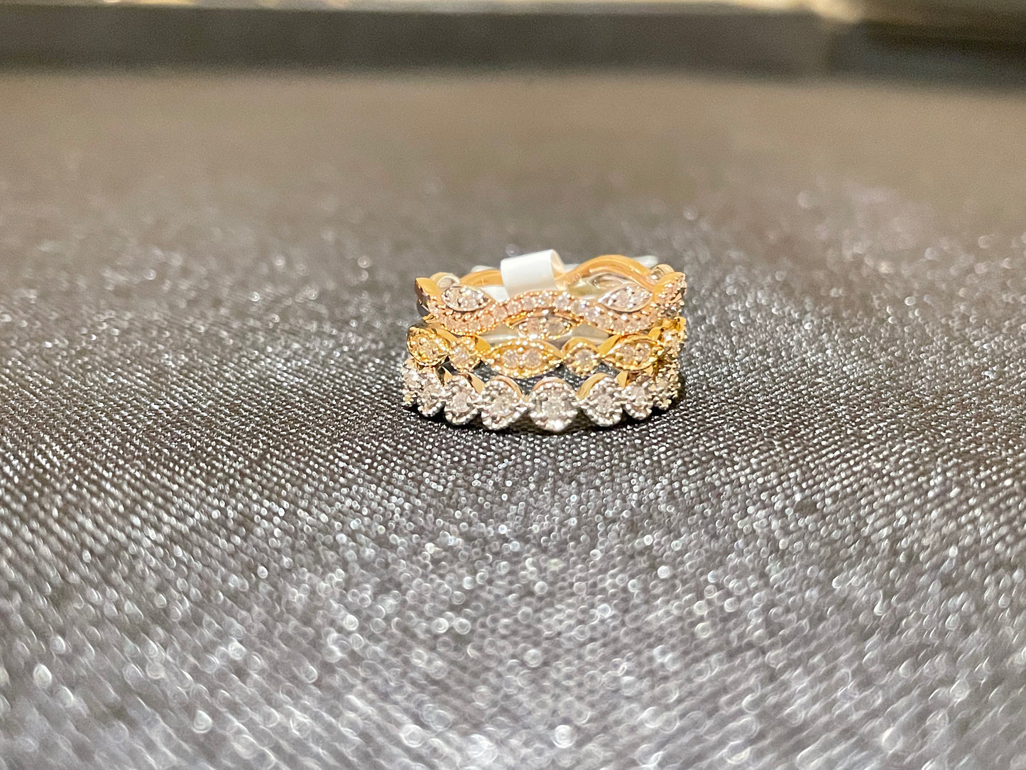 Customizable Diamond Stackable Rings in 14KT Gold - 0.10 to 3.90 CTW