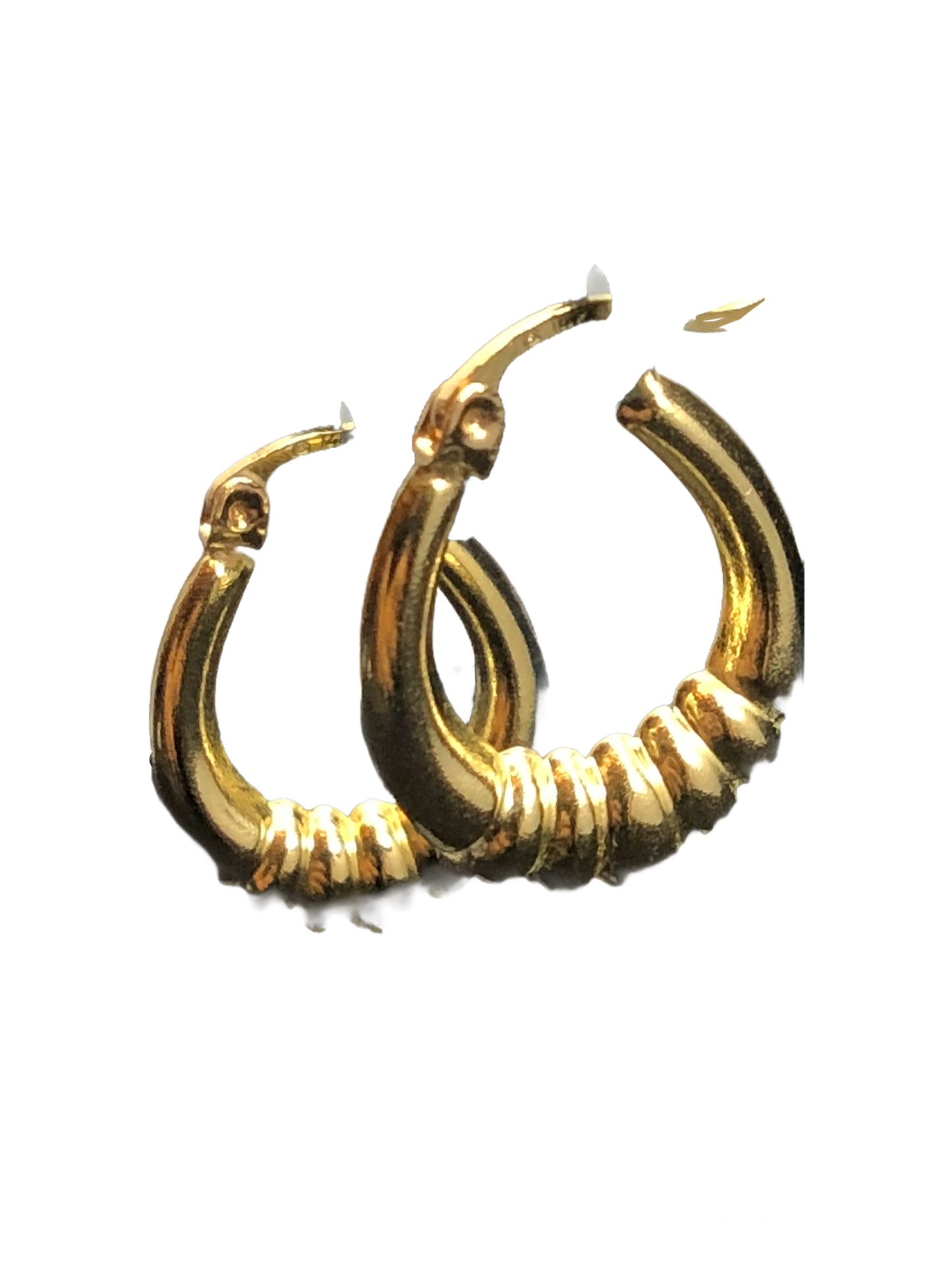 Small Size Hoop Earrings in 14KT Gold - Available in Yellow or White