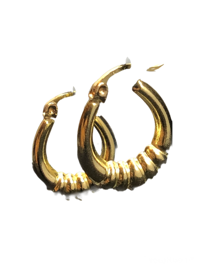 Small Size Hoop Earrings in 14KT Gold - Available in Yellow or White