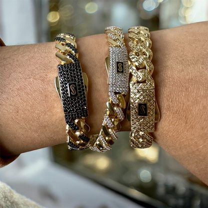 Gold and Swarovski Crystals