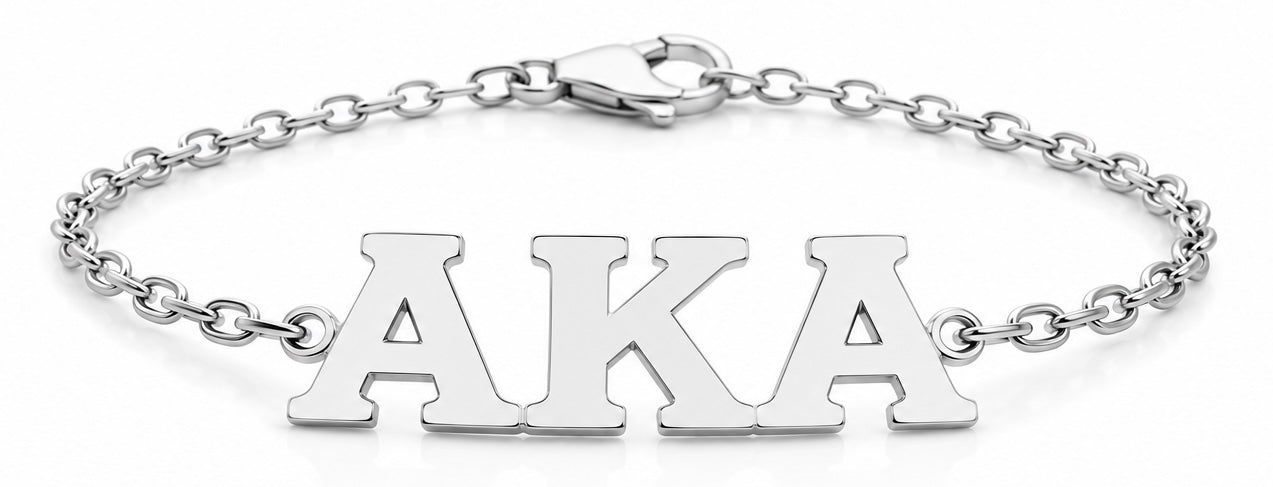 D9 AKA Bracelet in Yellow Gold (Alpha Kappa Alpha Sorority, Inc.)