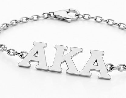 D9 AKA Bracelet in Yellow Gold (Alpha Kappa Alpha Sorority, Inc.)