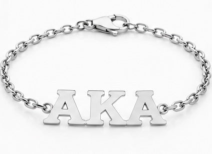 D9 AKA Bracelet in Yellow Gold (Alpha Kappa Alpha Sorority, Inc.)