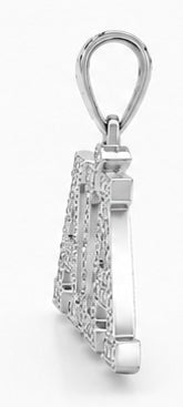 D9 AKA Diamond Pendant in Yellow/White Gold (Alpha Kappa Alpha Sorority, Inc.)