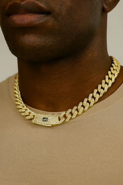 Gold and Swarovski Crystals