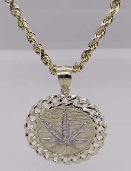 Round Medallion Pendant in 10KT Yellow Gold - Multiple Designs