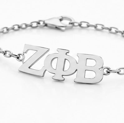 D9 ΖΦΒ Bracelet in Yellow Gold (Zeta Phi Beta Sorority, Inc)