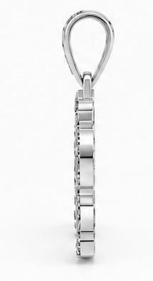 D9 ΖΦΒ Diamond Pendant in Yellow/White Gold (Zeta Phi Beta Sorority, Inc)