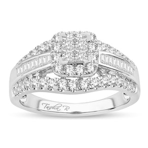 Diamond Engagement Ring Round Cut 2.00 Carats 14KT White Gold