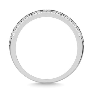 Diamond Machine or Baguette Men's Band Round Cut 1.00 Carats 10KT White Gold
