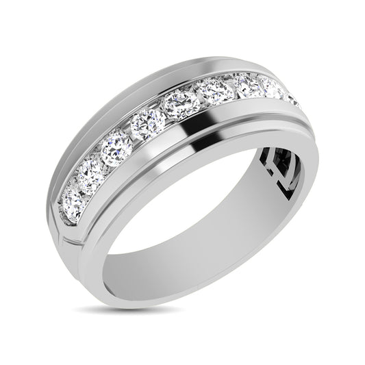 Men's Diamond Wedding Band - 0.25 Carats in 10KT Gold