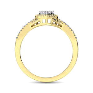 Diamond Heart Ring Heart Cut 0.25 Carat 10KT Gold