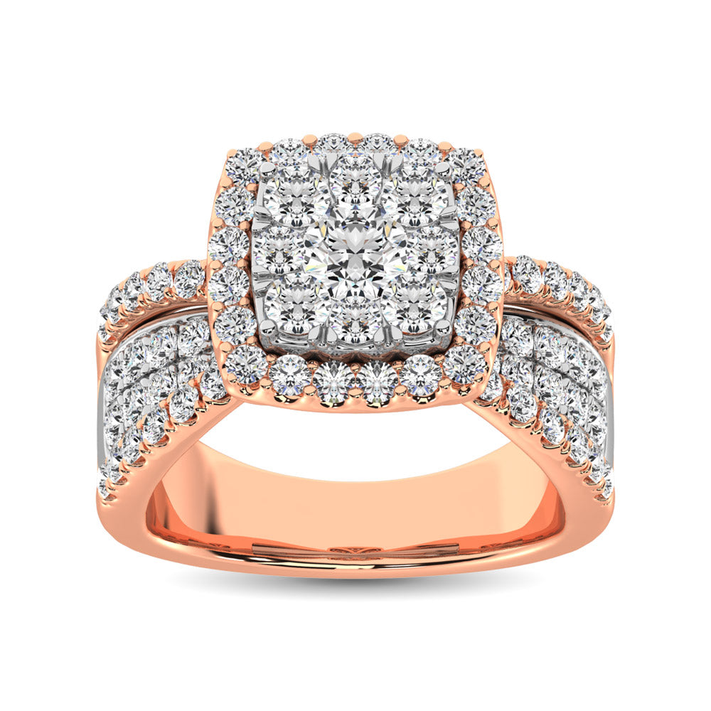 Diamond Engagement Ring 1.00 Carats 14KT Gold