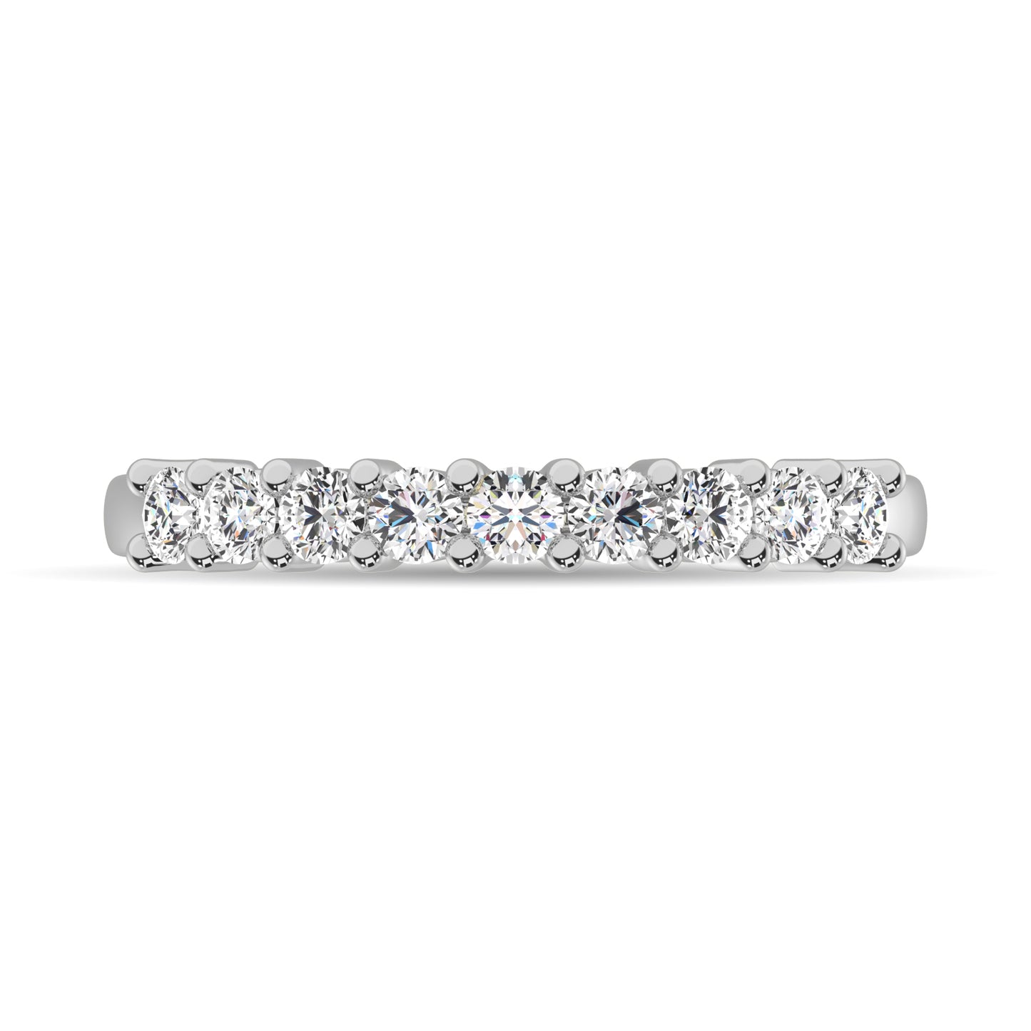 Multiple Row Diamond Thumb Ring in 14K White Gold - 0.25 to 1.00 Carats