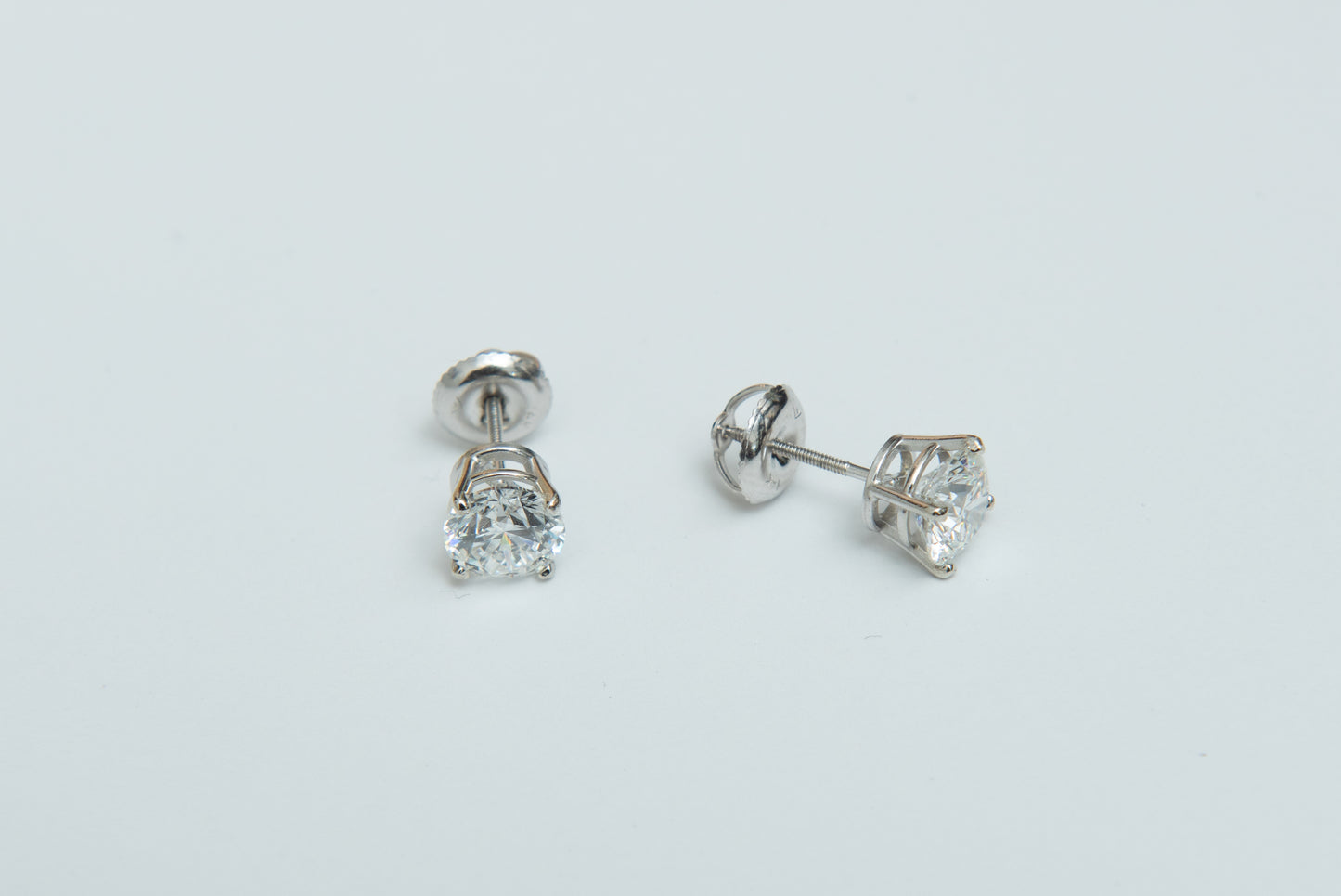 Customizable Lab Grown Diamond Stud Earrings in 14KT Gold