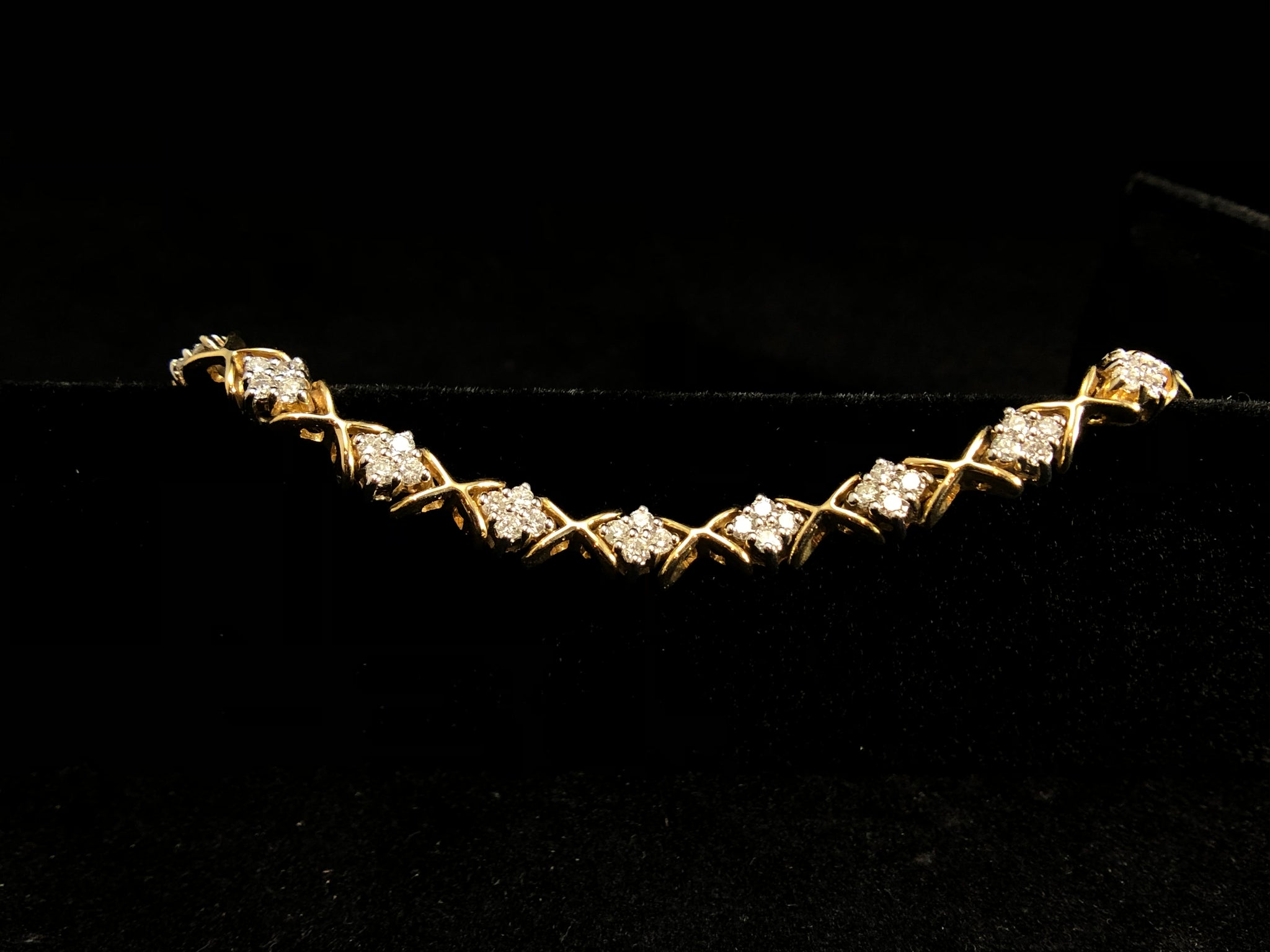 Diamond XOXO Bracelet 2.06 Diamond Carats 14KT Gold