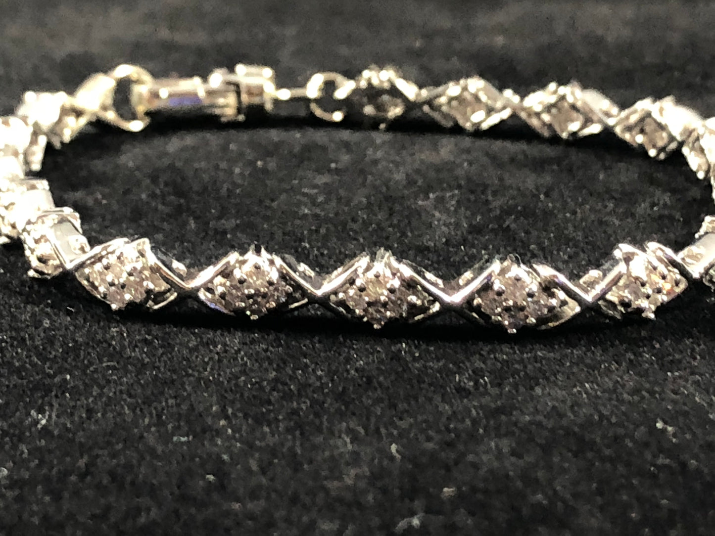 XOXO Diamond & Sapphire Bracelet in 14KT Gold - 2.06 CTW