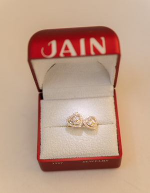 Diamond Twisted Cocktail Ring 0.72 Carats 14KT Gold