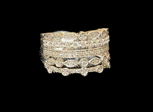 Diamond Stackable Ring 0.50 Carats, 14KT Gold