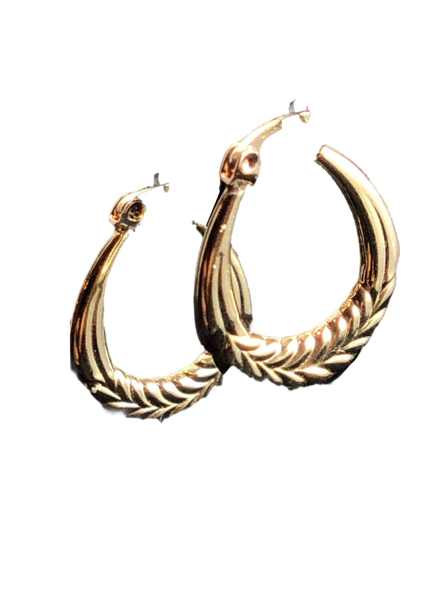 Small Size Hoop Earrings in 14KT Gold - Available in Yellow or White