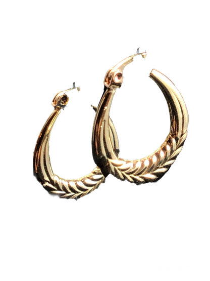 Small Size Hoop Earrings in 14KT Gold - Available in Yellow or White