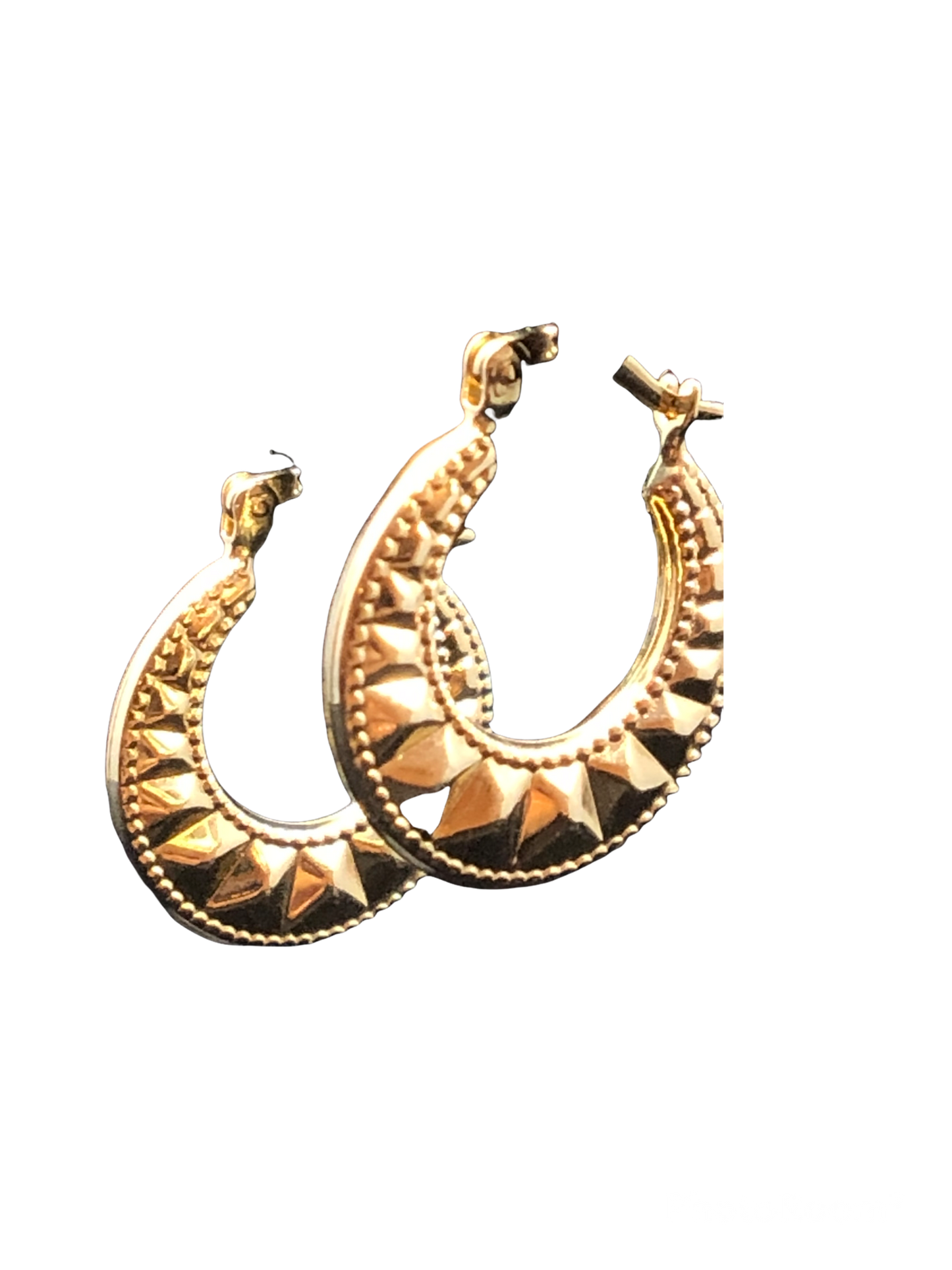 Small Size Hoop Earrings in 14KT Gold - Available in Yellow or White