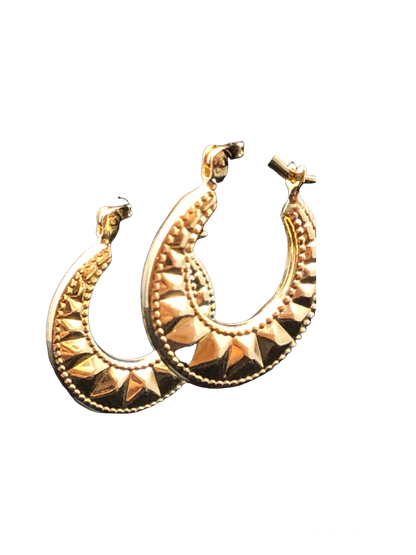 Small Size Hoop Earrings in 14KT Gold - Available in Yellow or White