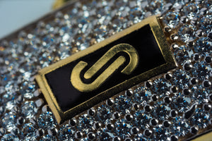 Swarovski Crystal Diamond Cut Cuban Link Bracelet, Necklace, Anklet 10KT